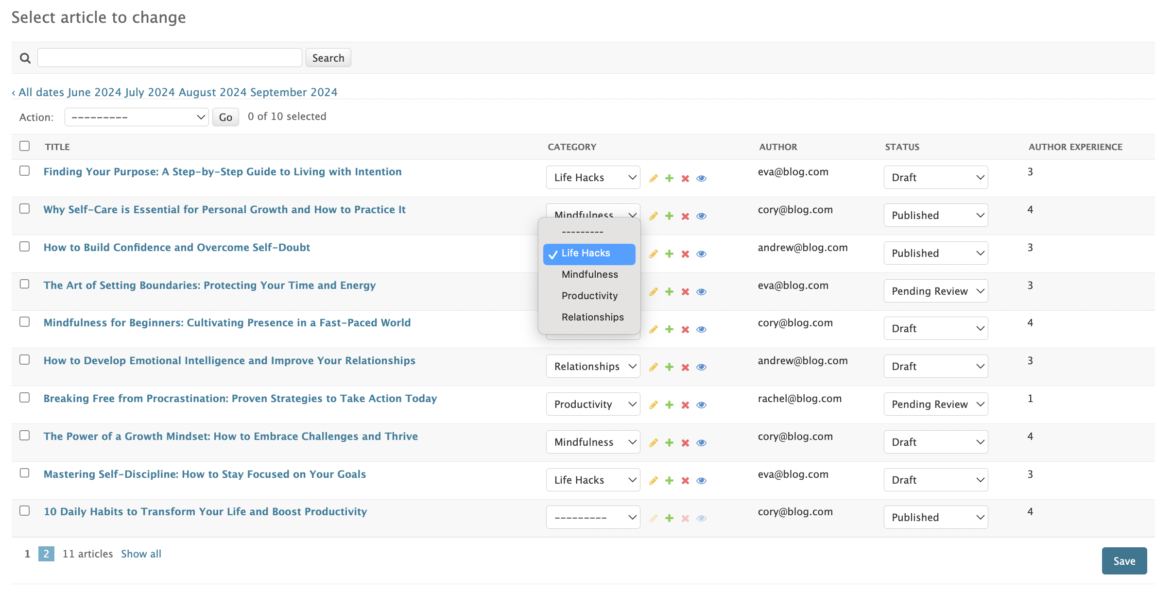 Django Admin inline editable fields