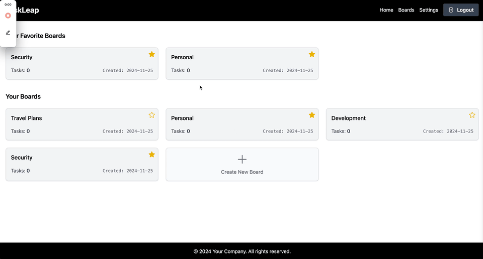 Create Board Walkthrough